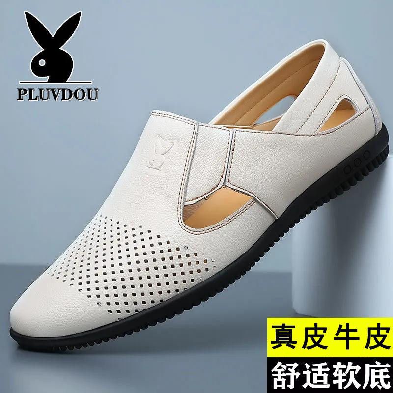【military-grade leather shoes - premium quality】100% full grain cowhide leather, clearance sale! soft sole leather shoes for men, perfect for casual and business wear