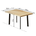 Source factory casual modern dining table for homecasual small apartment negotiation table computer study table office desk