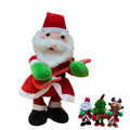 Christmas electric dancing doll light up singing talking reindeer christmas tree plush toy - top choice for christmas gifts