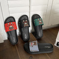 Summer high heel platform slippers women's outdoor new cute cartoon bear height increasing non-slip sandals women's fashion shoes