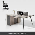 Staff office desk and chair combination casual modern double four-person seat staff table six-person slot screen office table