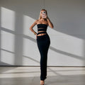 Aliexpress foreign trade women's ins trendy style dress spring/summer new slimming design bodycon maxi dress
