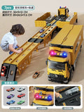 Children's transforming big truck track ejection car 6 storage container engineering vehicle container 8 boy toy 3 years old 5