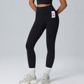 Lulu-inspired lycra yoga pants for women - high-waisted, barely-there feel, tight-fit workout leggings for autumn/winter - peach lift, nude feel fitness pants