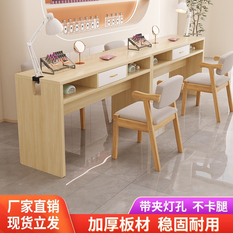 Chinese style manicure table modern casual desk fashion popular single double economical retro style manicure table