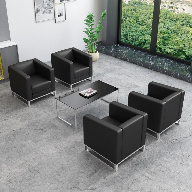 4s store office sofa customer business reception area reception room showroom negotiation small single three-person sofa