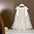 Korean style girls' sleeveless summer dress -  new arrival - little girl's summer shawl princess dress