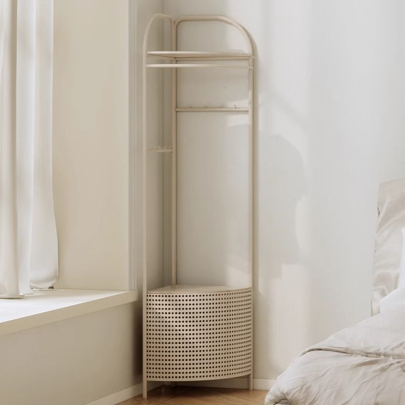 Corner coat rack floor-standing bedroom bedside table accessible luxury dirty clothes basket living room corner corner clothes storage clothes rack