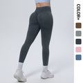 seamless washable yoga pants, high waist, tummy control, hip lift, tight nine-point pants, sweat-absorbent and breathable running fitness pants for women