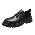 Boots men's shoes spring black men's leather shoes men's trendy british style handsome business formal wear casual trendy shoes