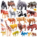Animal model kids' simulation toys wildlife zoo baby farm set early education cognitive toys for boys and girls - great for flea markets!