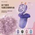 Children's day gift watch fan - mini usb rechargeable portable silent wrist fan for students