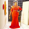 European and american export african women's clothing   plus size dresses halloween banquet party evening gowns