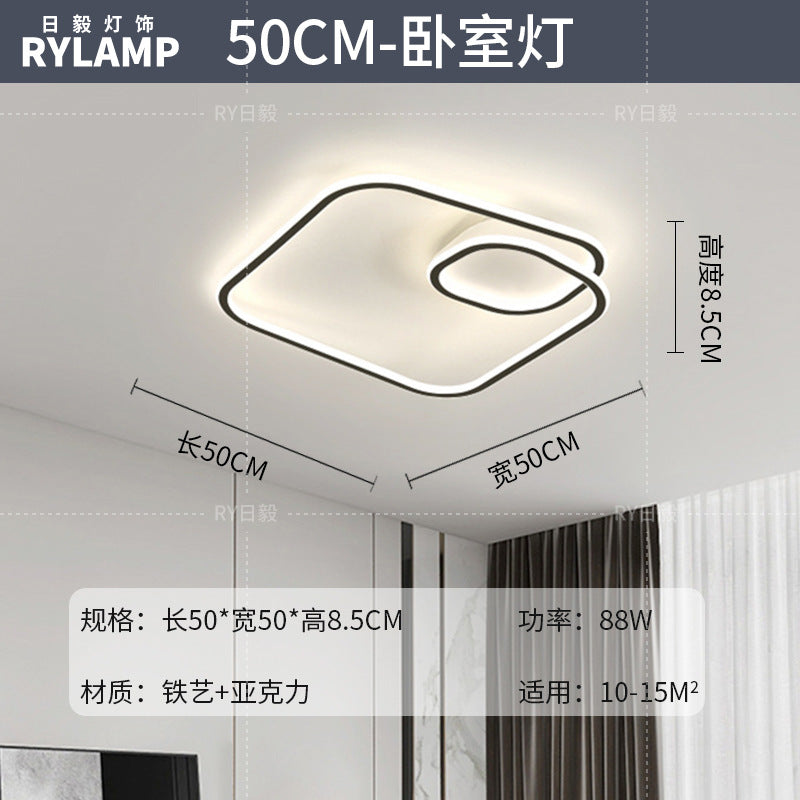 Geometric living room light modern simple atmosphere Italian minimalist ceiling light Guangdong Zhongshan lighting combination whole house package