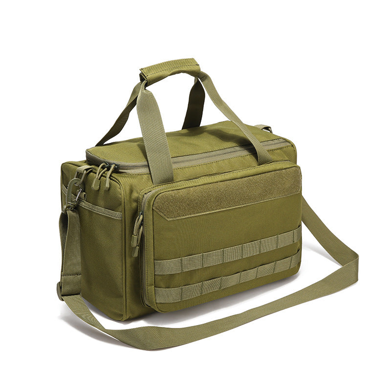 Spot Outdoor Tactical Multifunctional Large Capacity Storage Sports Handbag Gun Bag Oxford Waterproof Field Military Fan Bag