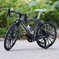 Export-specific 1:8 scale alloy bicycle model - mini foldable alloy mountain bike toy ornament