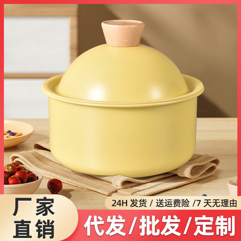 Cindy coco milk pot detachable antibacterial pot non-stick pot soup pot suit pot detachable pot cross-border