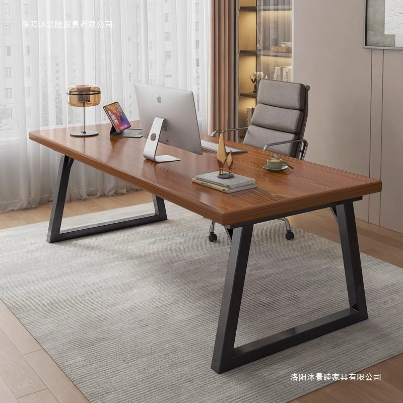 Minimalist office desk modern computer desk desktop double long table gaming desk student desk calligraphy study table