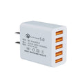 3c certified 5v/2a charger, compatible with android, huawei, and apple iphones. usb multi-port charging adapter, fast charging