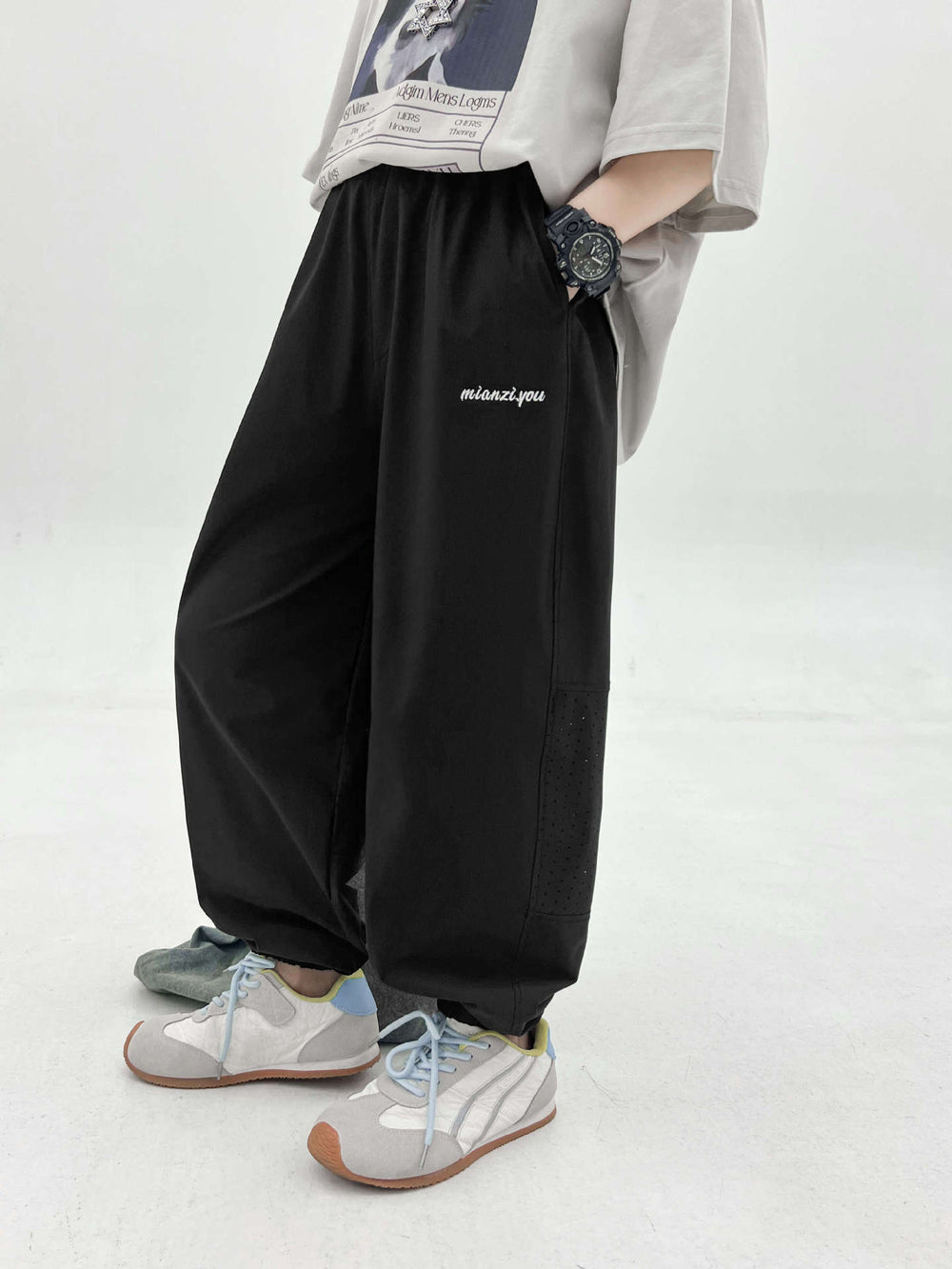 [high elasticity on all sides] summer trendy soft, thin, loose, cool and quick-drying pants