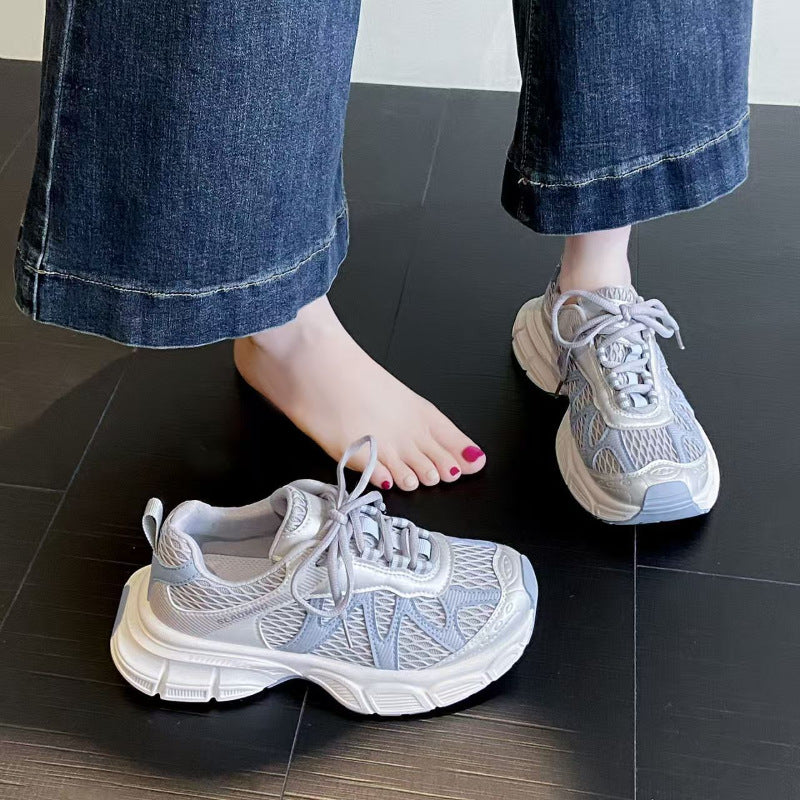 Kids' casual shoes:  spring/summer new arrivals - breathable mesh sneakers for boys and girls, trendy chunky sneakers for older kids and students