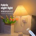 Remote control baby feeding eye protection night light plug-in socket bedroom sleep table lamp bedside lamp moon wall lamp atmosphere
