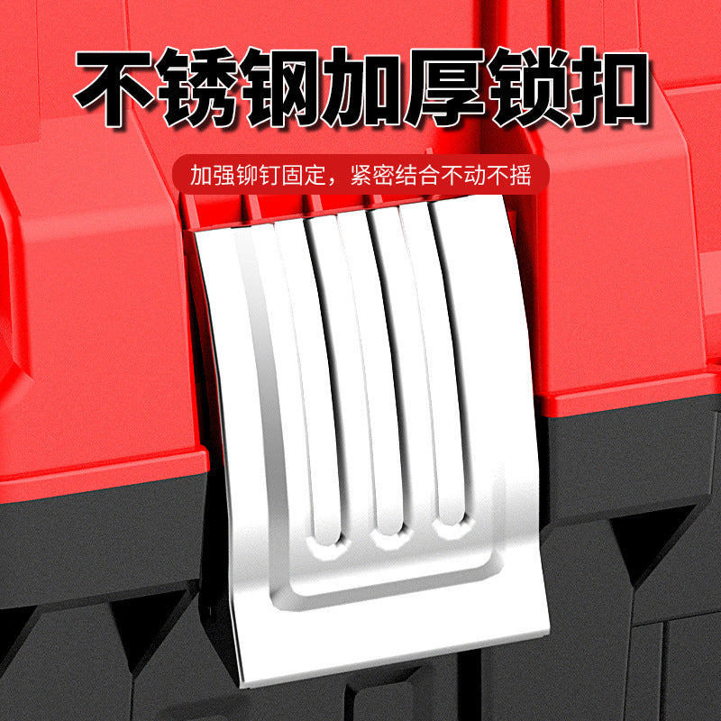 Factory direct sales Portable multi-functional multi-layer oversized tool storage Thickened plastic box Large capacity storage toolbox