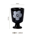 Stylishins high-looking mug household water cup goblet ceramic coffee cup couple christmas gift cup