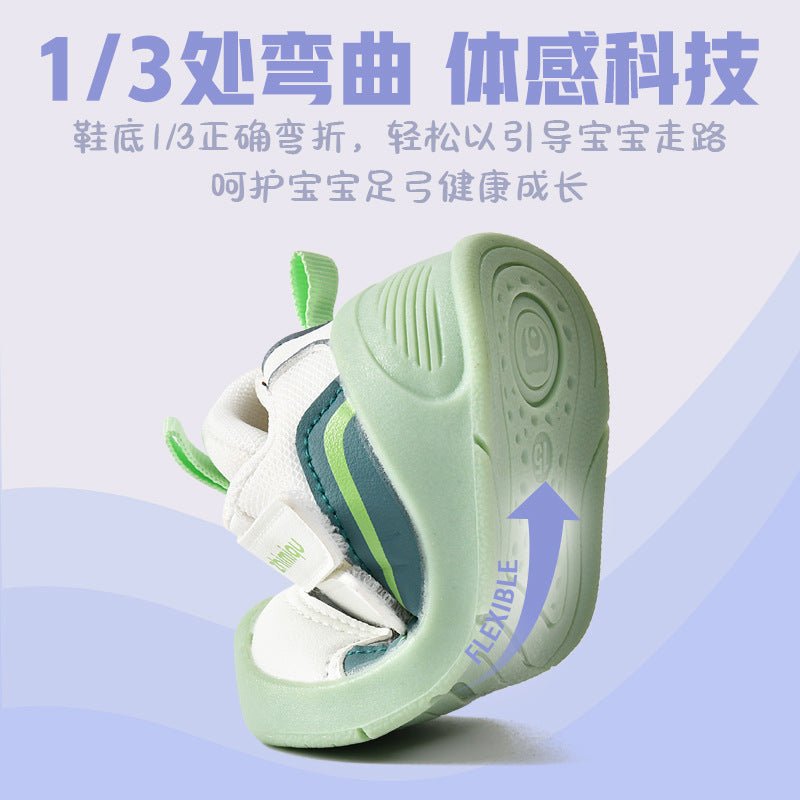 Toddler shoes for boys, spring and autumn, 0-1-2 years old, soft sole infant shoes, children's shoes, infant and toddler shoes for girls