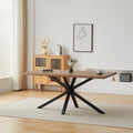 Amazon solid wood sticker dining table negotiation table scandinavian modern casualmdf table wood dining table