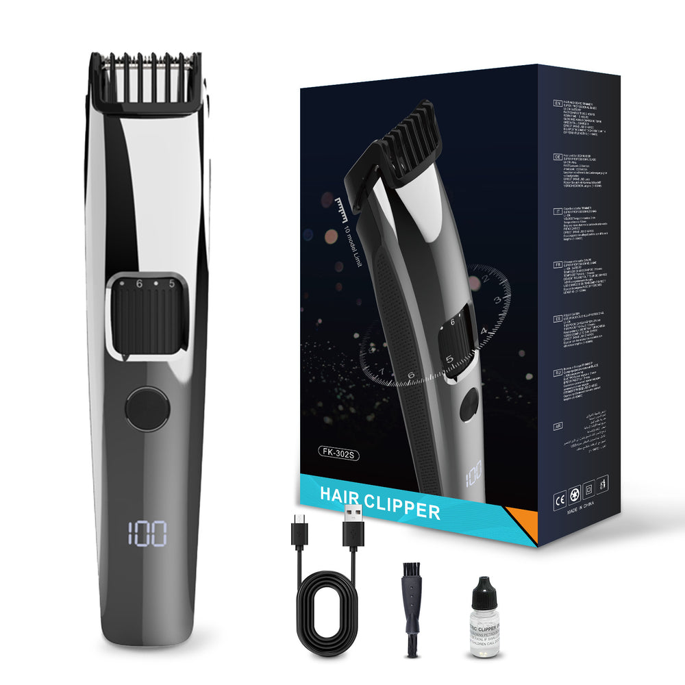 For homeelectric multifunctional hairdresser rechargeable fast charging multi-speed fine-tuning electric clipper cross-border wholesale electric clipper