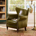 Accessible luxury living room study balcony high back chair hotel cafe single chair sofa tiger chair high backrest plaid