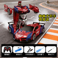 【premium selection】cross-border bestseller: spider-man iron man transforming remote control electric car - kids' & family toy vehicle