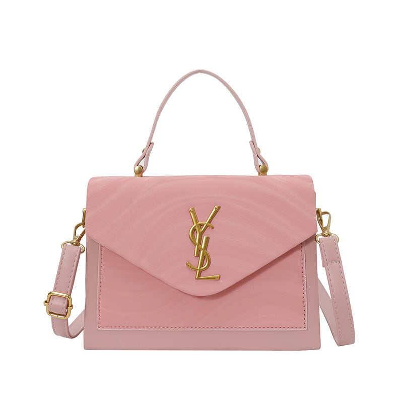 2025 new women's retro small square bag ladies shoulder crossbody commuter messenger bag trendy letter box bag - export quality
