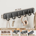 No-drill adhesive clothes hangers, wall-mounted hooks, self-adhesive hooks for entryways, bathroom damage-free hooks
