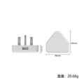 5v/1a uk plug charger, usb charger, ce certified multi-port fast charging adapter, compatible with apple iphones