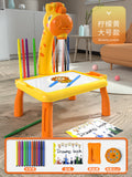 Children's projection drawing board - large size educational learning table for early childhood development - doodle, write, and draw toy for boys and girls