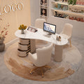 Beauty salon light luxury medical aesthetics consultation table meeting room office desktop examination table minimalist modern desk computer desk combination