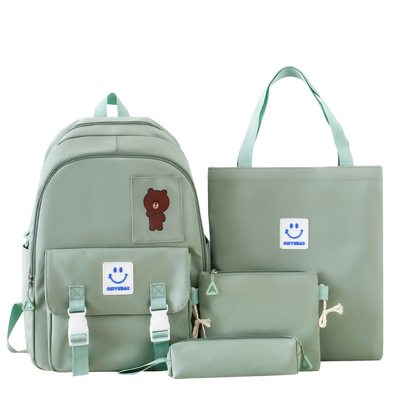 Cross-border 2025 new trend Mori school backpack Korean version of simple and fashionable student casual schoolbag