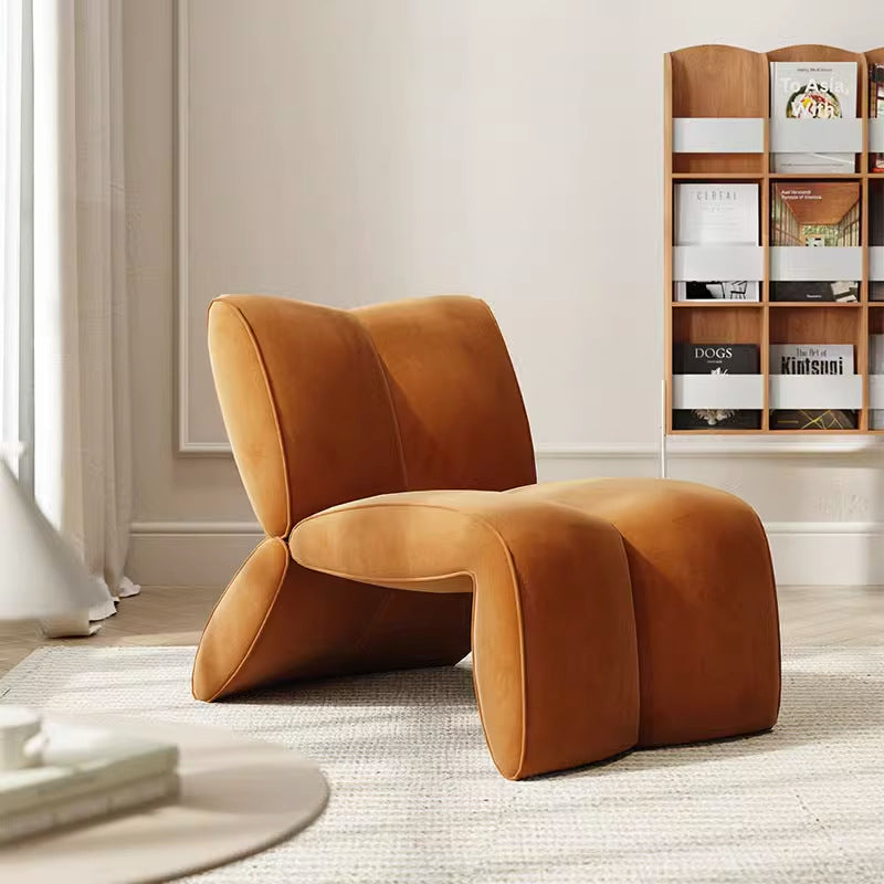 Accessible luxury modern living room designer single lazy sofa chair hotel beauty salon rest reception balcony casual chair