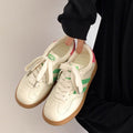 Trendy and versatile white sneakers for women - chunky sole platform shoes - new summer 2026 collection - unique casual all-match athletic loafers