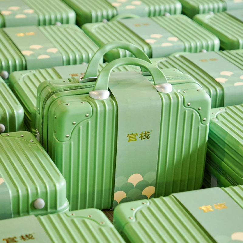 Anniversary event gift box packaging 14-inch suitcase small password suitcase birthday wedding company gift box