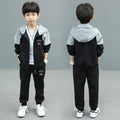 Kids' autumn outfit: boys' fall set  - spring/autumn boys' sporty two-piece trendy korean style fashion set for trendy kids