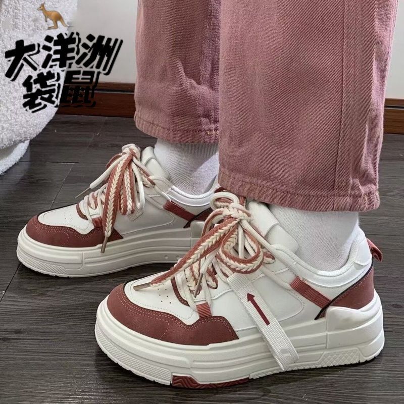 Spring and autumn board shoes female students summer platform niche versatile casual little white shoes 2024 new original chic shoes