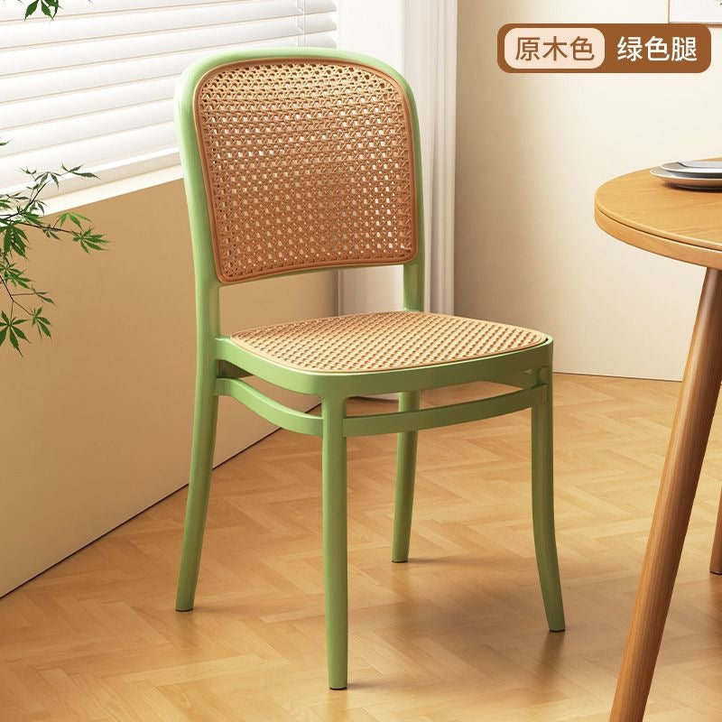 Household dining chairs, commercial dining tables and chairs, plastic rattan chairs, office chairs, antique rattan chairs, backrest chairs, breathable outdoor stools
