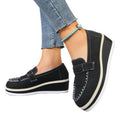 spring/autumn new arrival: plus-size wedge heel single shoes for women, sizes 36-43. wholesale available. dropshipping to  and