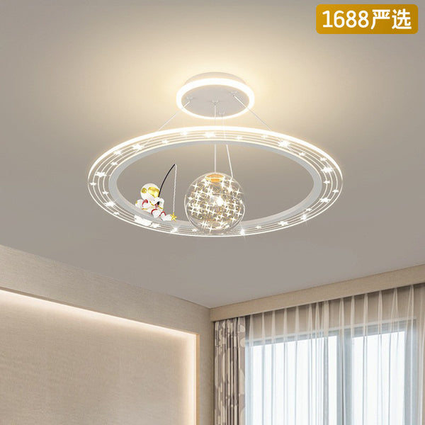 [Strict selection] Children's room chandelier astronaut astronaut decoration boy lamp gypsy little girl princess chandelier