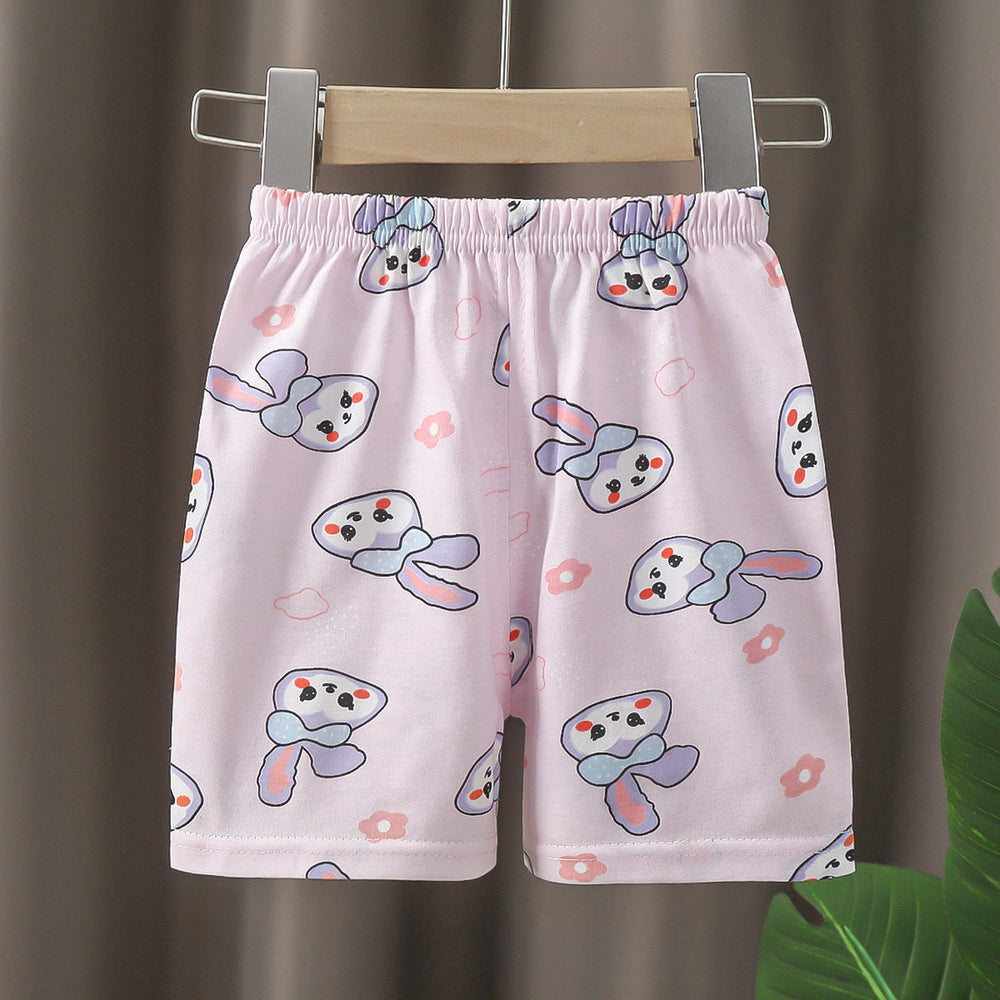 Summer kids' pure cotton shorts, baby pants, boys' and girls' all-cotton casual pants, toddler and child's undershirts - dropshipping available