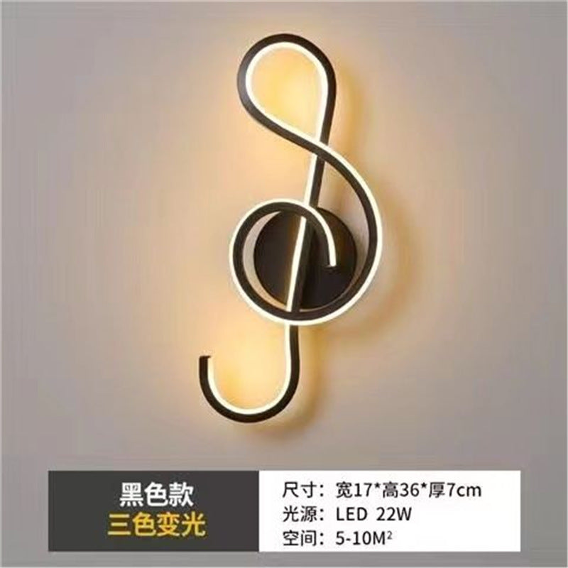 Creative minimalist wall sconce - modern lighting for living room tv backdrop, stairway, bedroom, and bedside