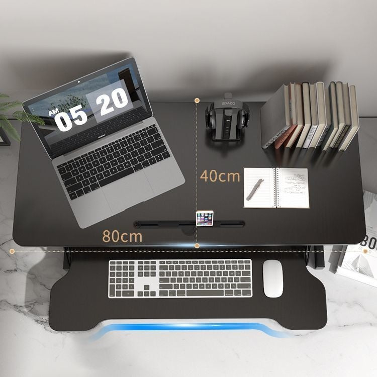 Computer elevated stand computer monitor desktop foldable bracket laptop stand office desk hydraulic start adjustable